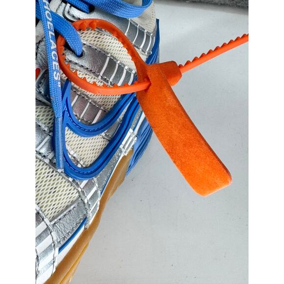 Nike X Off-White Air Rubber Dunk "University Blue" sneakers Mens 8.5 Authentic - Picture 10 of 14